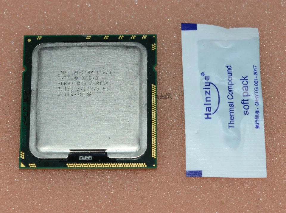 Lot of 2 Intel Xeon L5630 2.13GHz 12MB 2933MHz LGA1366 Desktop CPU Server Proces - Image 3 of 4
