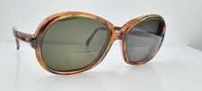 Vintage Universal Tortoise Oval Horn-Rimmed Sunglasses USA FRAMES ONLY