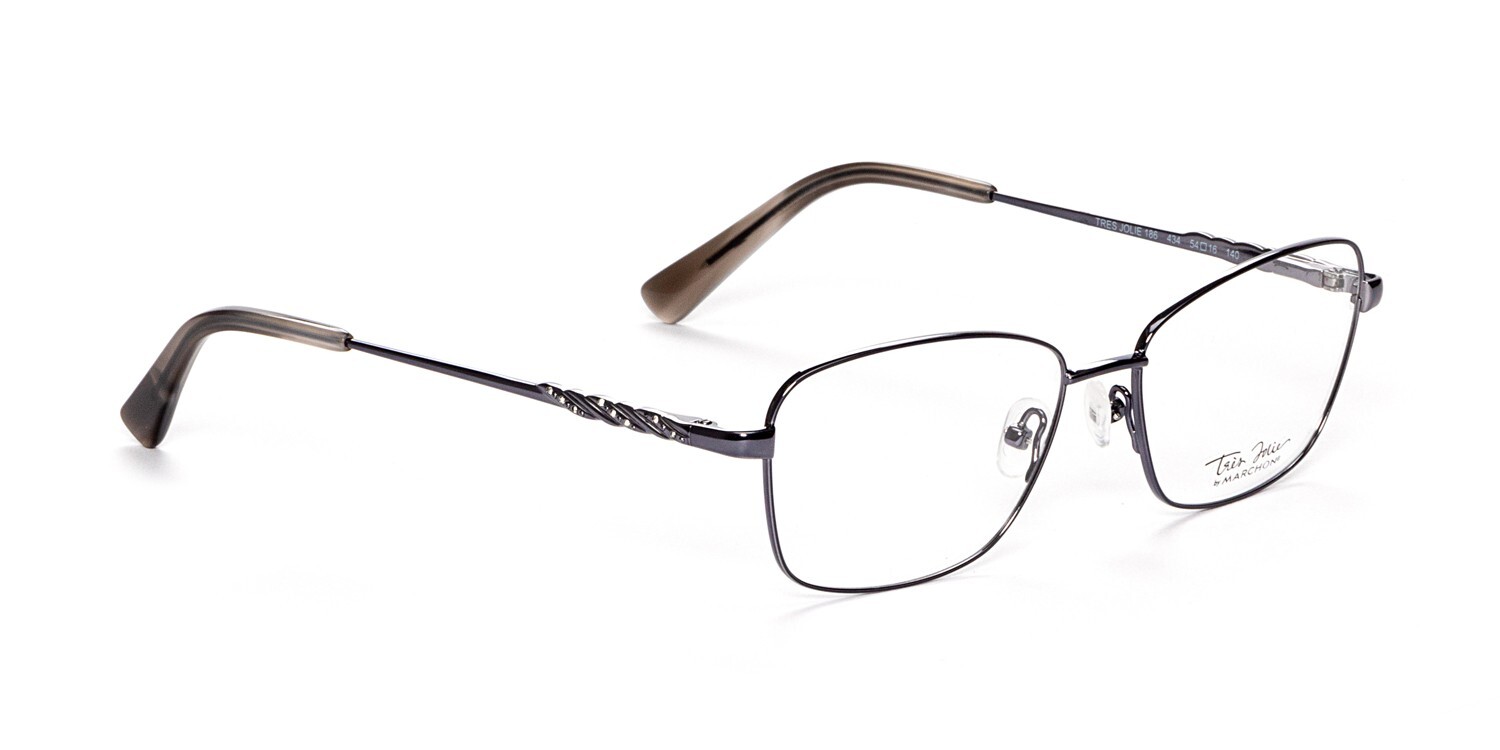 Оправа для очков Tres Jolie 186 434 из бронзы 56-16-140 Металлическая