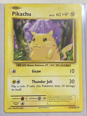 Pokmon - Pikachu - XY Evolutions 35/108 Mint Condition 10/10 | eBay