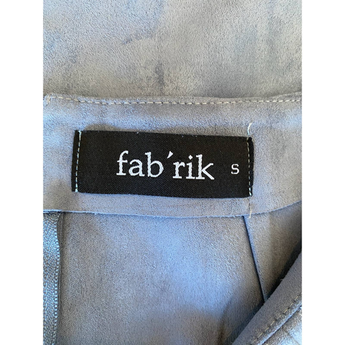 Fabrik Minirock blau Wildleder - Bild 3 von 3