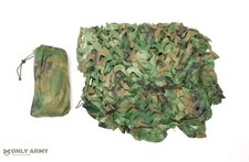 British Army Style Woodland Camo Net Camouflage Hide 3x2 Meters Cam Netting