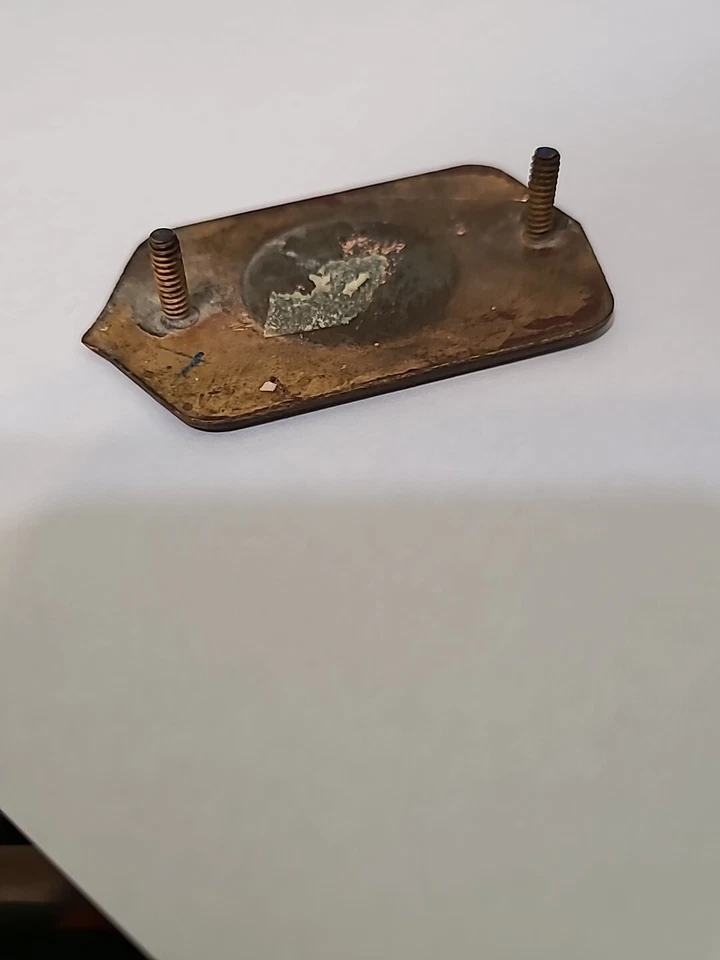 INSIGNIA EMBLEMA RADIADOR PORCELANA ESMALTADA LAFAYETTE NASH VINTAGE AÑOS 20 30 Foto 4 de 4