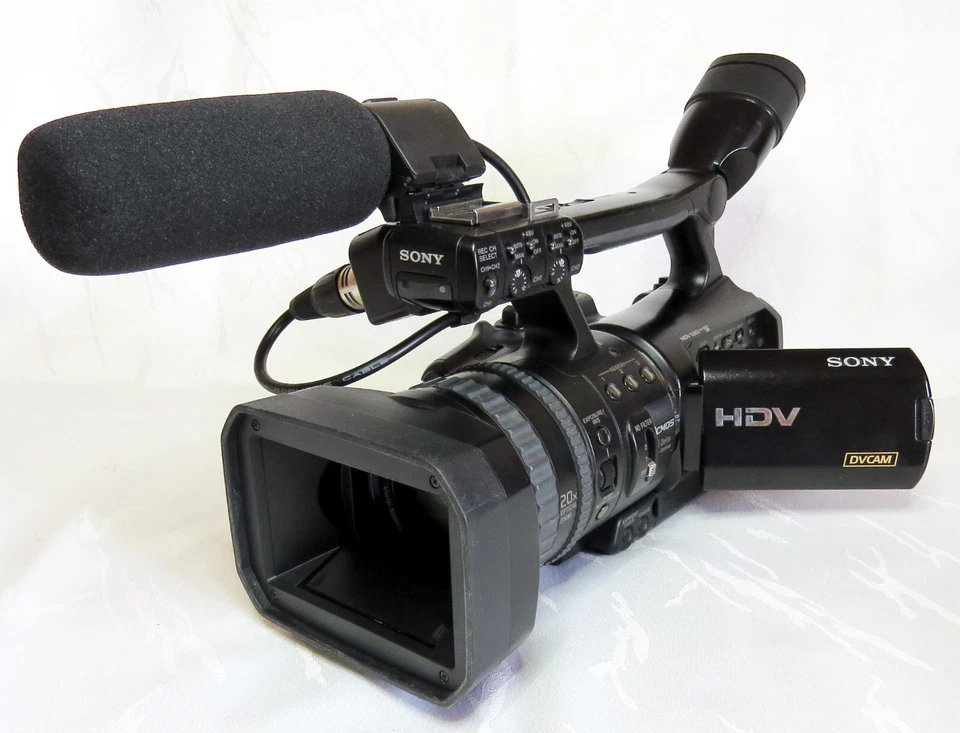 Sony HVR-V1E 3CMOS Full HD Professionellen HDV1080i, MiniDV, DVCAM Camcorder - Bild 3 von 4