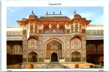Postcard - Ganesh Pol inside Amer Fort - Amer, India