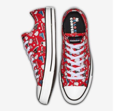 red hello kitty converse