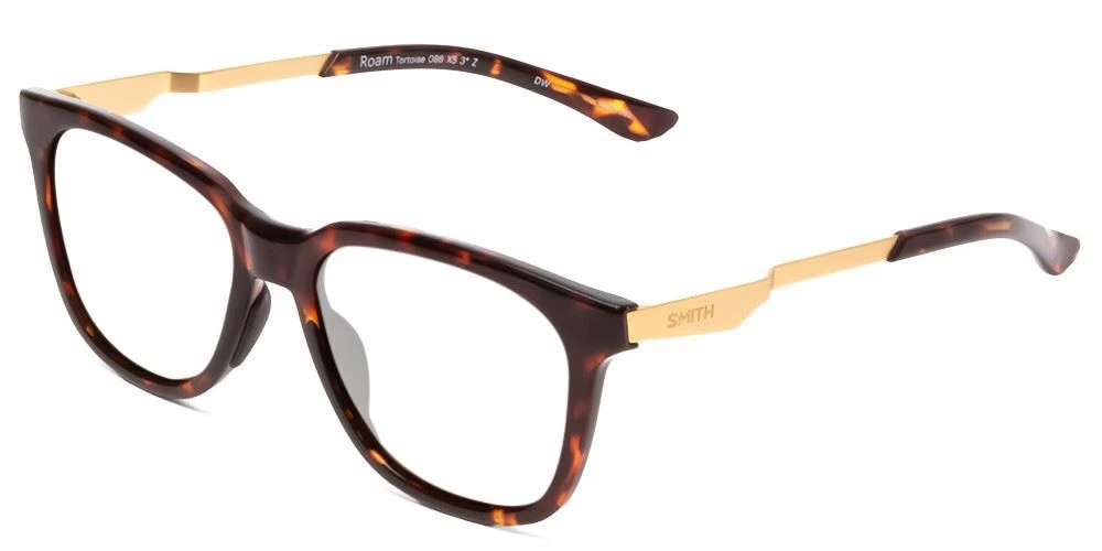Smith Optics Roam Designer Reading Glasses in Tortoise Havana Gold Classic 53mm