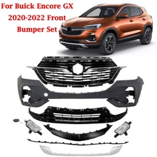 Front Bumper Grills Lamps Set For Buick Encore GX 2020-2022 Primed
