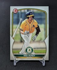 Max Muncy Prospect Rookie Card 2023 Bowman Base Paper #BP-87 Oakland Athletics 