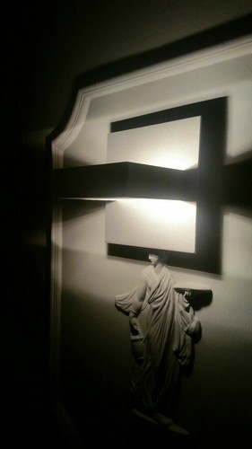 Robus 100w Tungsten Halogen Up/Down Dimmable Contemporary Wall Light - Picture 2 of 12