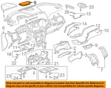 GM OEM 16-17 Impala Instrument Panel Components-Center Cover 23481316