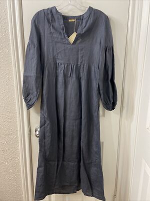 Matta Linen Dark Grey Martina Iron Dress Sz Xs (item 9.1) | eBay Matta Linen Dark Grey Martina Iron Dress Sz Xs (item 9.1) | eBay