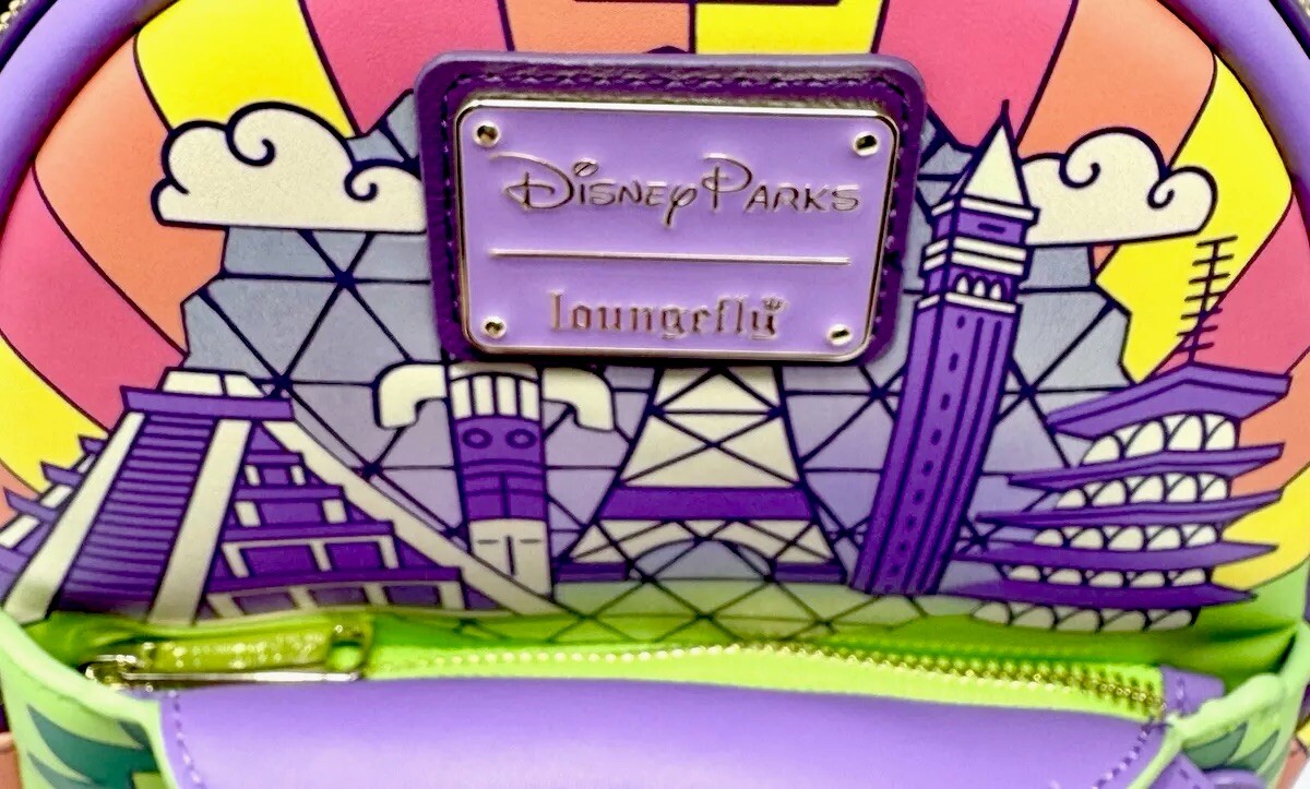 Loungefly Disney EPCOT Food & Wine 2024 Figment Mini Backpack SPOTTED: Remy Lug and Figment Loungefly Bags Arrive at 2024  main image 2