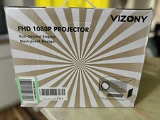 VIZONY FHD 1080P Projectors 800ANSI 5G WiFi Bluetooth Full-Sealed Home Theater