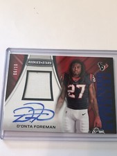 2017 Rookie and Stars Freshman Orientation Jersey Auto Prime D'Onta Foreman /10