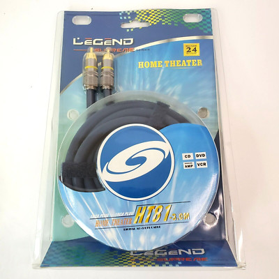 Legend Home Theater Audio Cable 1RCA to 1RCA Gold Plated Digital AC3 HT-81
