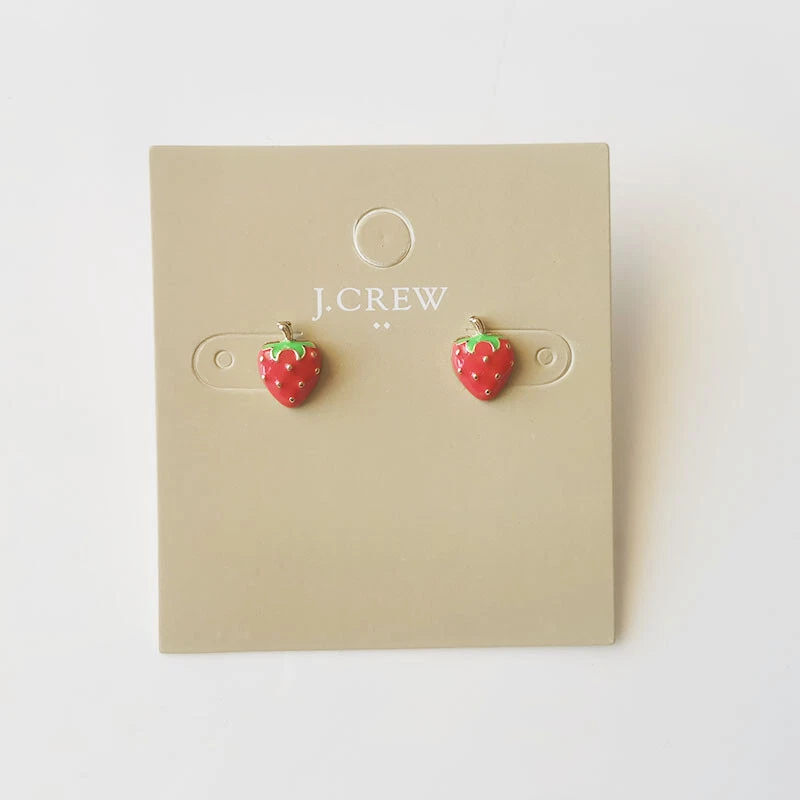 J crew strawberry best sale earrings