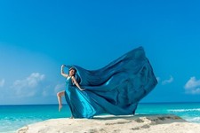Long Flying Dress | Flying Dress for Photoshoot| Long Train Dress | Photoshoot