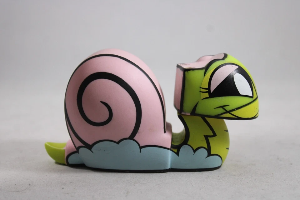 MISSING EARS - Joe Ledbetter Snail Bunny JLED Chaos Bunnies Minis 4" Art Toy - Image 2 of 4
