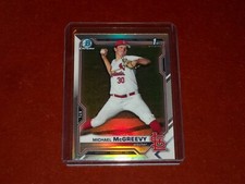 2021 Bowman Chrome Draft Refractors Michael McGreevy