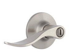 Miseno HLK1103U15 Torry Wave Privacy Door Lever Set - Satin Nickel