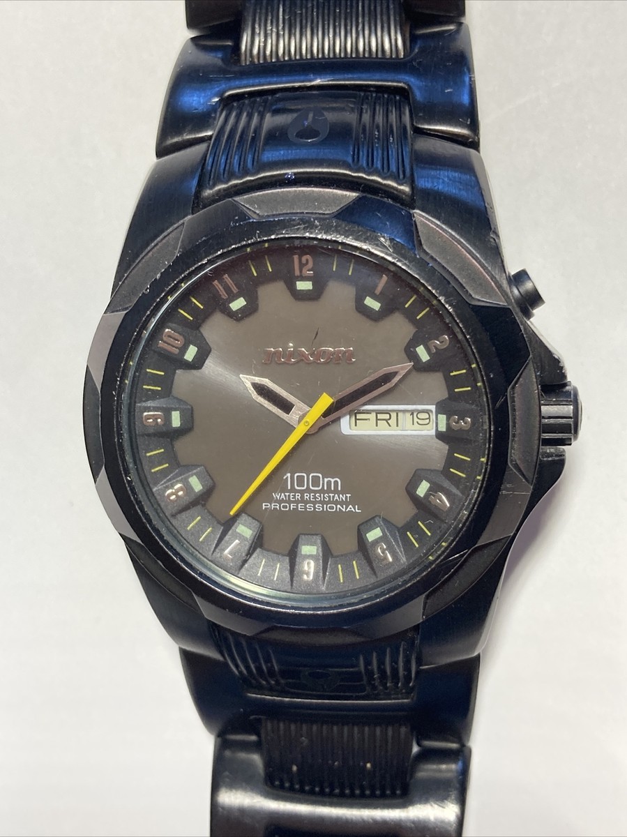 Nixon Day and Date 時計 NIXON Quartz Calendar Date/Day Japan Men's Watch | eBay