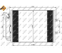Kondensator, Klimaanlage Easy Fit Nrf 35879 FüR Renault