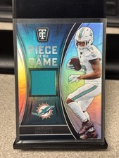 Jaylen Waddle 2024 Panini Totally Certified Piece Of The Game Patch #POTG-JWE