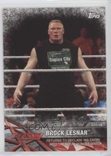 2017 Topps WWE Road to Wrestlemania Brock Lesnar #7 0c4
