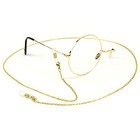 Monocle Monocle Right Eye with Chain Round Glasses Glasses Cosplay Fashion (G...