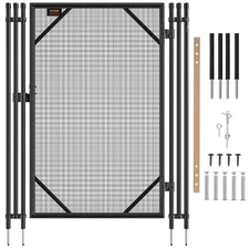  Pool Fence Gate, 4 x 2.5 FT Pool Gate for Inground Pools Safety Fence Gate Kit 