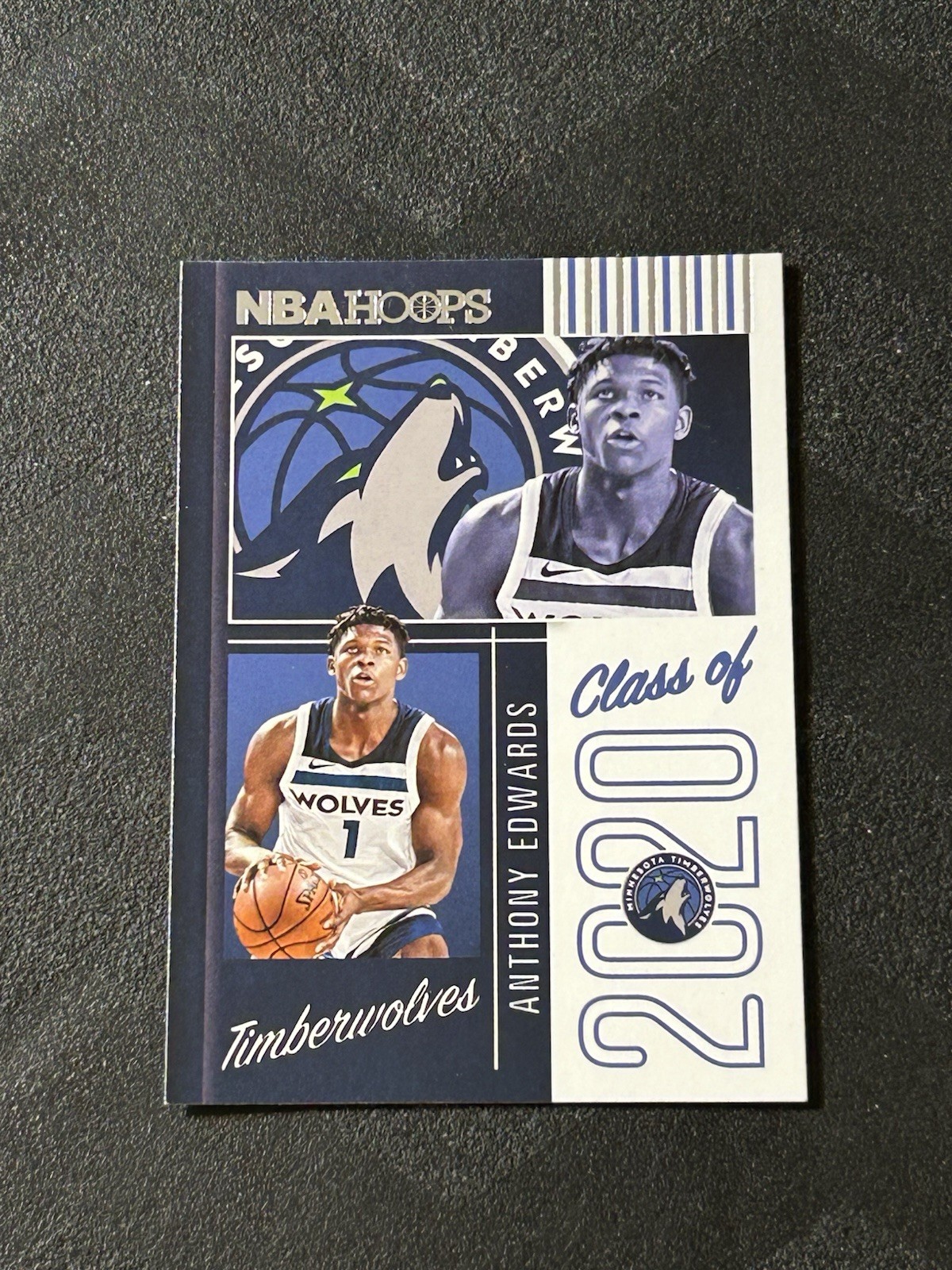 2020-21 Hoops • Anthony Edwards Class Of 2020 Rookie Insert #2 • Timberwolves
