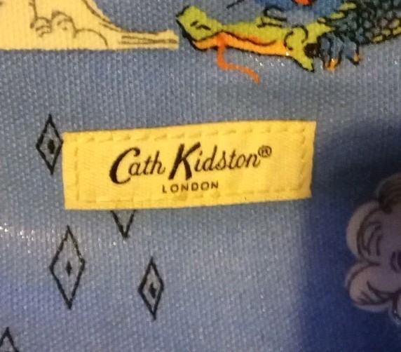 Cath Kidston London Shoulder Handbag Blue 'Peace Dragon' Rare Design BNWOT image 3