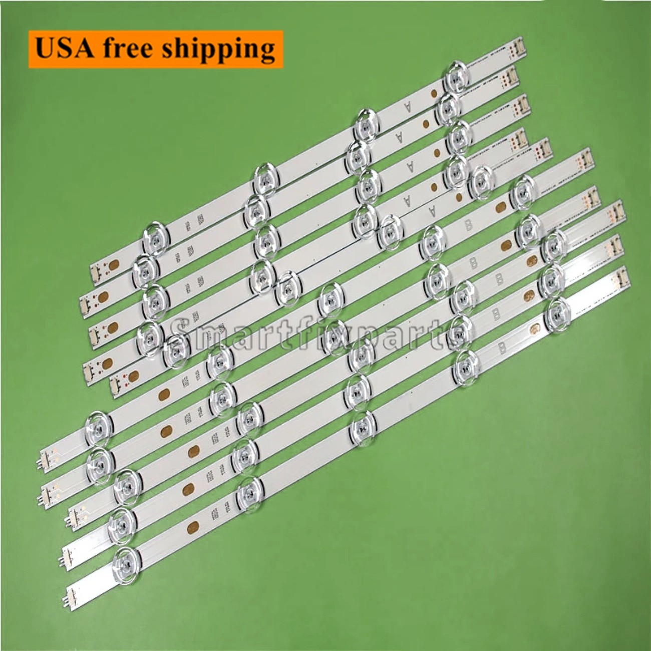 10Pcs LED Backlight bar For LG 49LF5500-UA 49LB629V-ZM 49LB561U-ZE 49LB582V-ZG