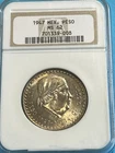 1947 Mexico Un Peso Silver — photo from another recent sale