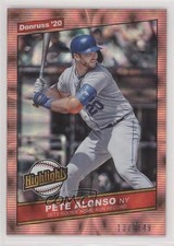 2020 Panini Donruss Highlights Red 137/149 Pete Alonso #H-4 1u6