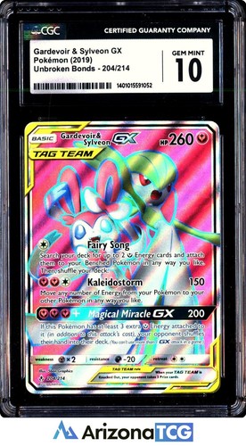 Gardevoir & Sylveon-GX graded CGC 10 for sale on eBay
