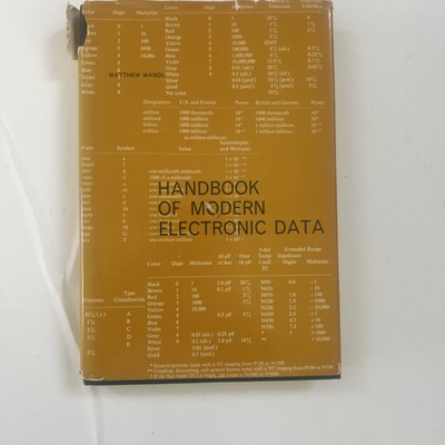 Electronics Data Handbook by Martin Clifford (Hardcover) 2nd Ed.