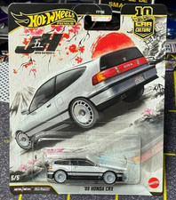 Hot Wheels Premium 2025 Japan Historics 5  88 Honda CRX Silver w Protector