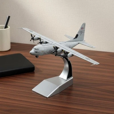 Maquette C-130J Moulé sous Pression Modèle Réduit C-130 Cadeau pour Vitrine - Photo 1/4