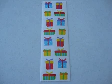 Vtg 2005 Mrs. Grossman's Tiny Presents Stickers . Christmas Presents