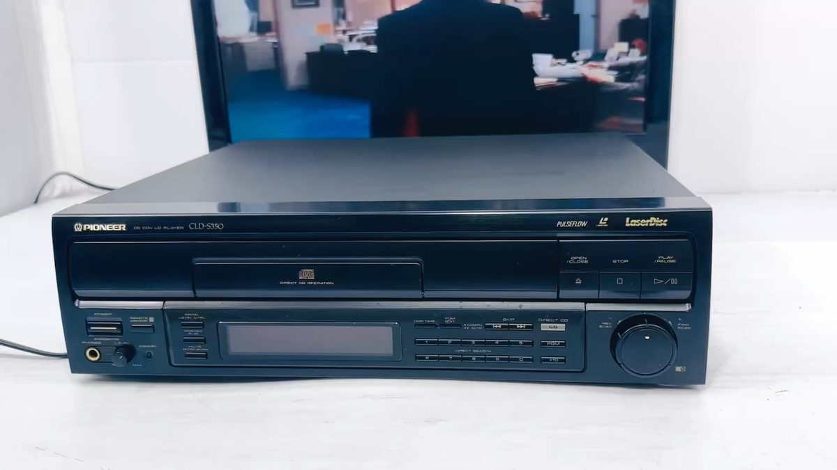 Vintage Pioneer CLD-S350 Laserdisc CD Cdv Ld Player, Tested Video