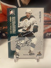 2005-06 In The Game Heroes and Prospects Auto Ryan Kesler Canucks #A-RKS!