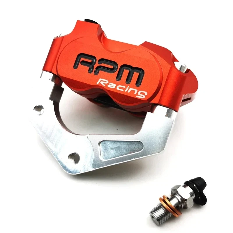 Pinza Freno Moto Anteriore 4 Pistoni Prestazioni 82mm Montaggio Radiale - Immagine 3 di 4