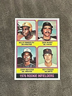 1976 Rookie Infielders Willie Randolph #592 NM-MT McKay Royster Staiger RC!!