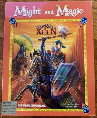 1992 Might and Magic Darkside of Xeen & Clue Book IBM/PC/DOS
