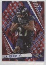 2023 Panini Phoenix Red Seismic SP Variation 61/199 JK Dobbins #47 my8