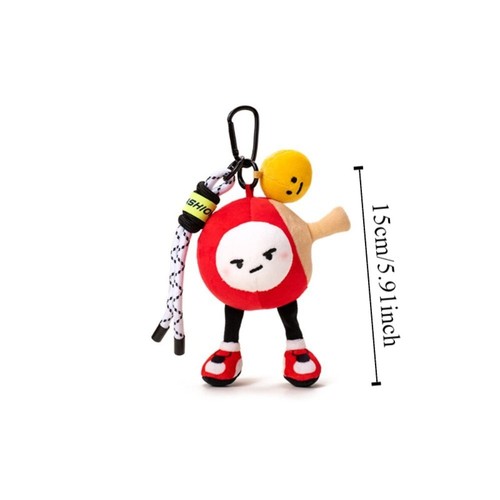 Collection Table Tennis Doll Pendant Sports Plush Keychain Backpack Decoration - Picture 2 of 12