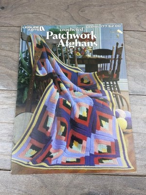 Patchwork Afghans Magazine 1978 Leaflet 177 Crochet Patterns Leisure Arts