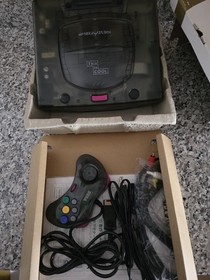 SEGA SATURN SKELETON CONSOLE LIMITED EDITION RARE + GAMES + MEMORY